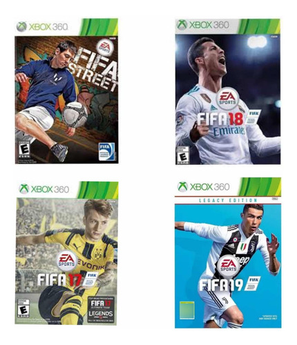 Combo De Jogos De Futebol Fifa/pes Xbox 360